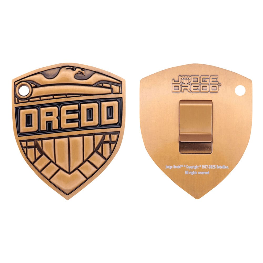 2000 AD réplique Judge Dredd Badge Limited Edition