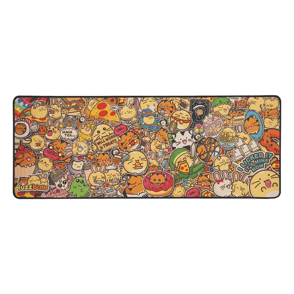 Fuzzballs set sous-mains revêtu & sous-verre