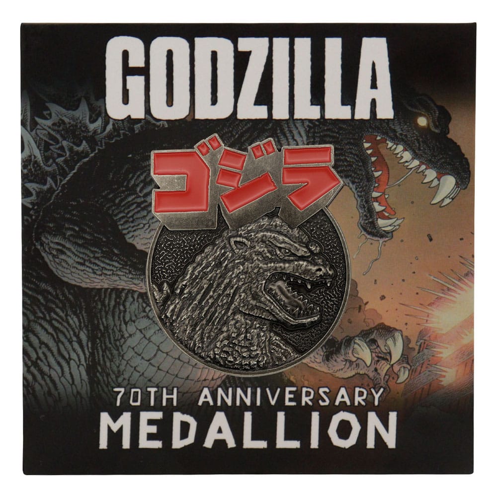Godzilla médaillon 70th Anniversary Limited Edition