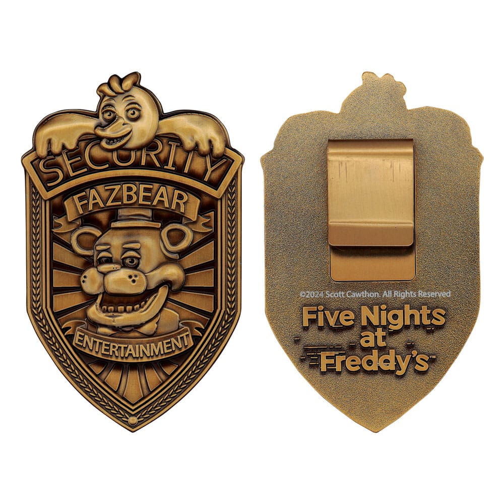 Five Nights at Freddy´s réplique Security Badge