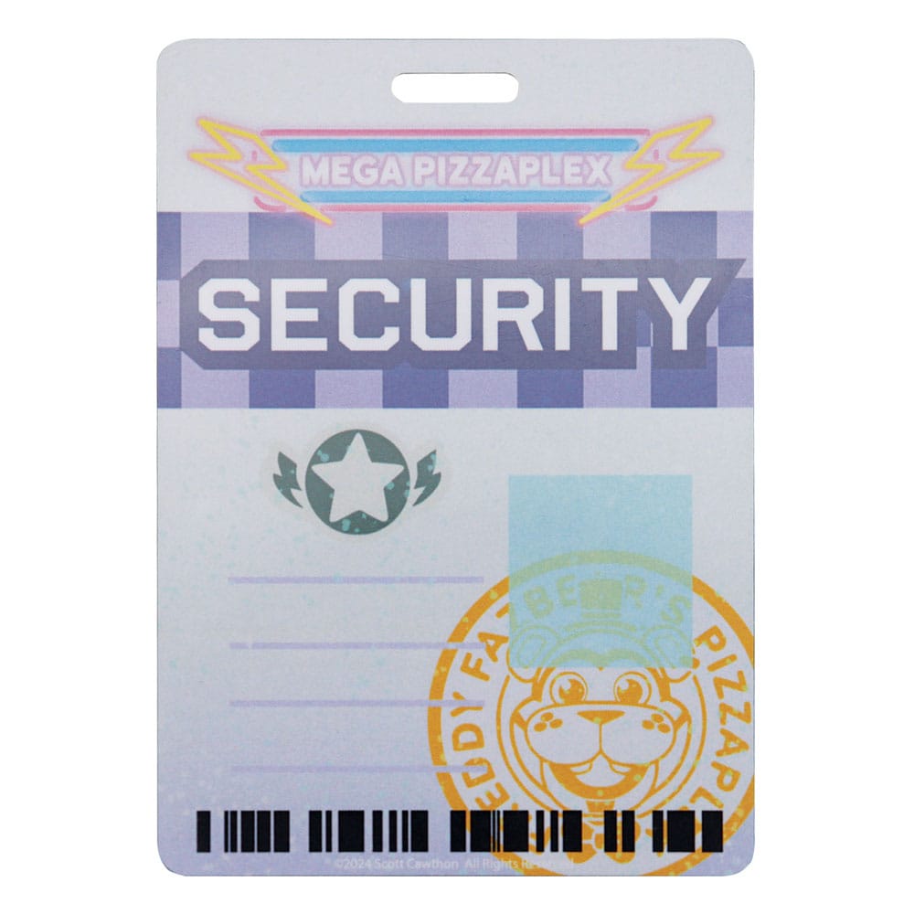 Five Nights at Freddy´s réplique Security Badge Antique Brass Edition
