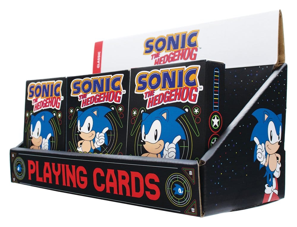 Sonic the Hedgehog Jeu de Cartes Présentoir (12 Paquets)