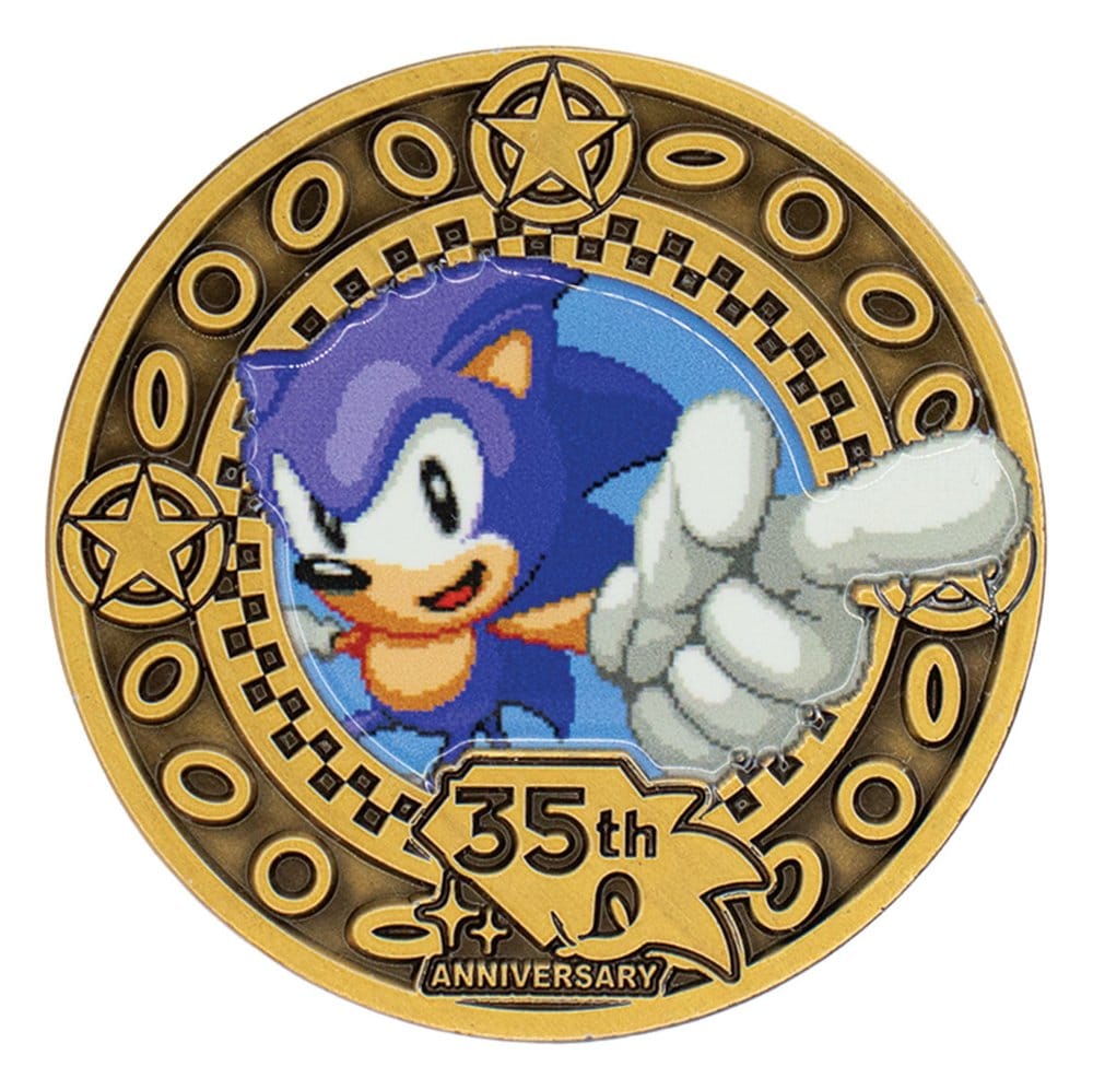 Sonic the Hedgehog pièce de collection 35ème Anniversaire Édition Limitée