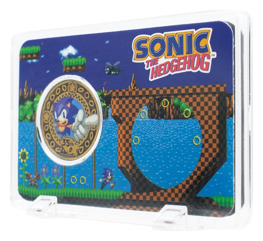 Sonic the Hedgehog pièce de collection 35ème Anniversaire Édition Limitée