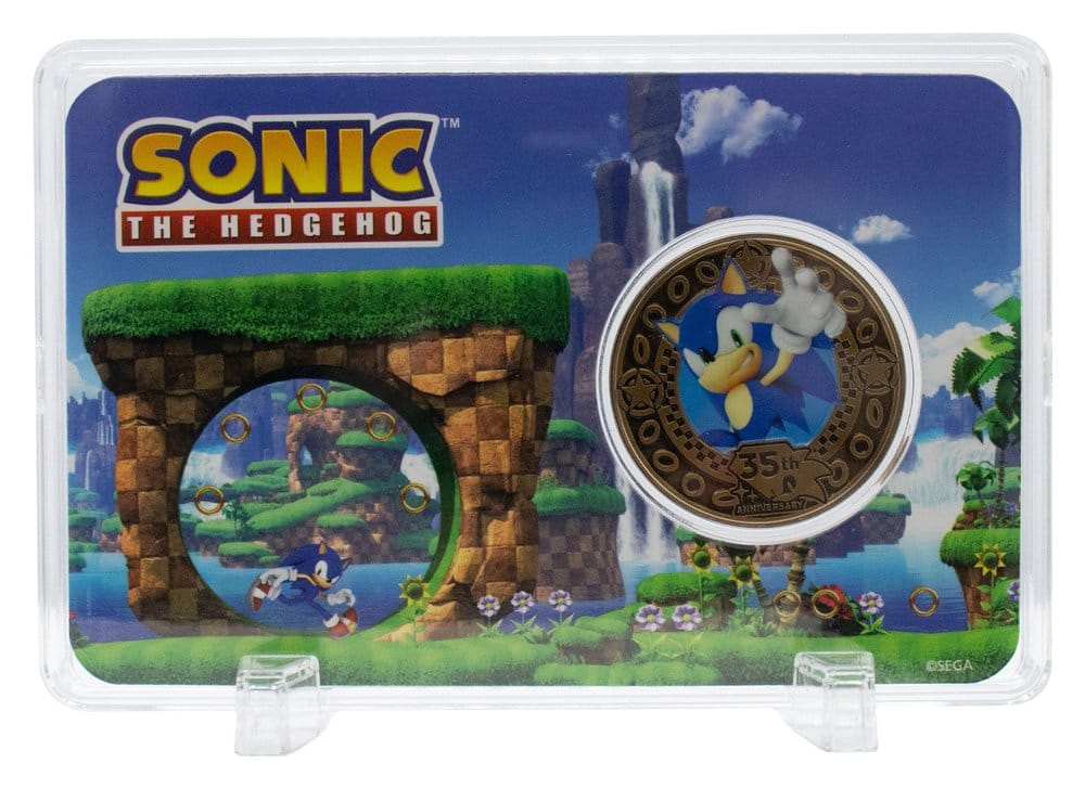 Sonic the Hedgehog pièce de collection 35ème Anniversaire Édition Limitée