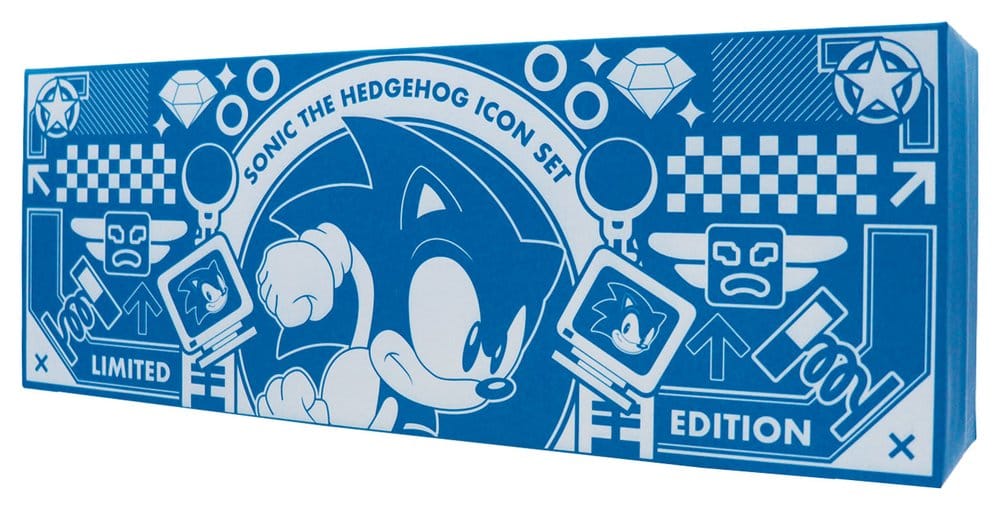 Sonic the Hedgehog réplique Commemorative Icons Set Limited Edition 10 x 28 x 4 cm