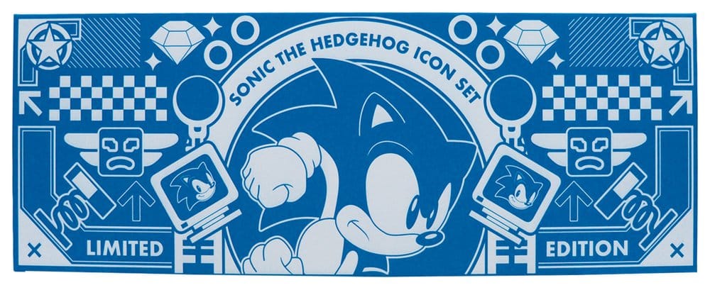 Sonic the Hedgehog réplique Commemorative Icons Set Limited Edition 10 x 28 x 4 cm
