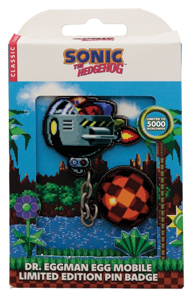 Sonic - The Hedgehog pin Dr. Eggman Egg Mobile Chained