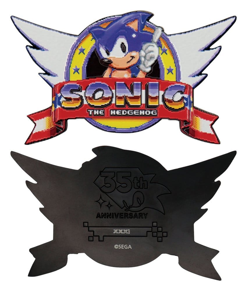 Sonic The Hedgehog pièce de collection Original Logo
