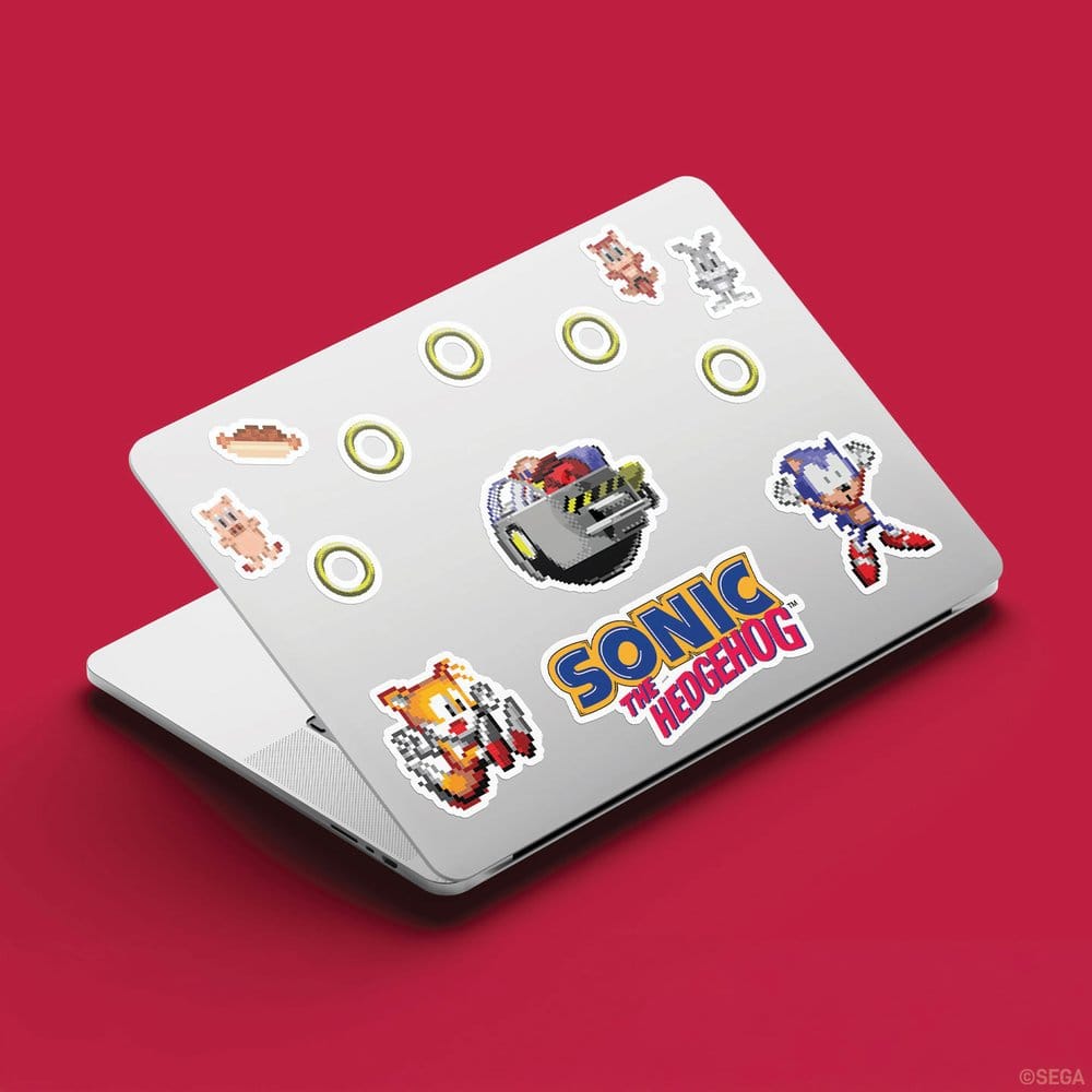 Sonic - The Hedgehog stickers tech