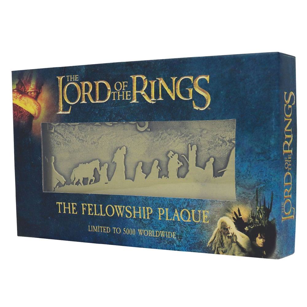 Le Seigneur des Anneaux panneau métal The Fellowship Limited Edition
