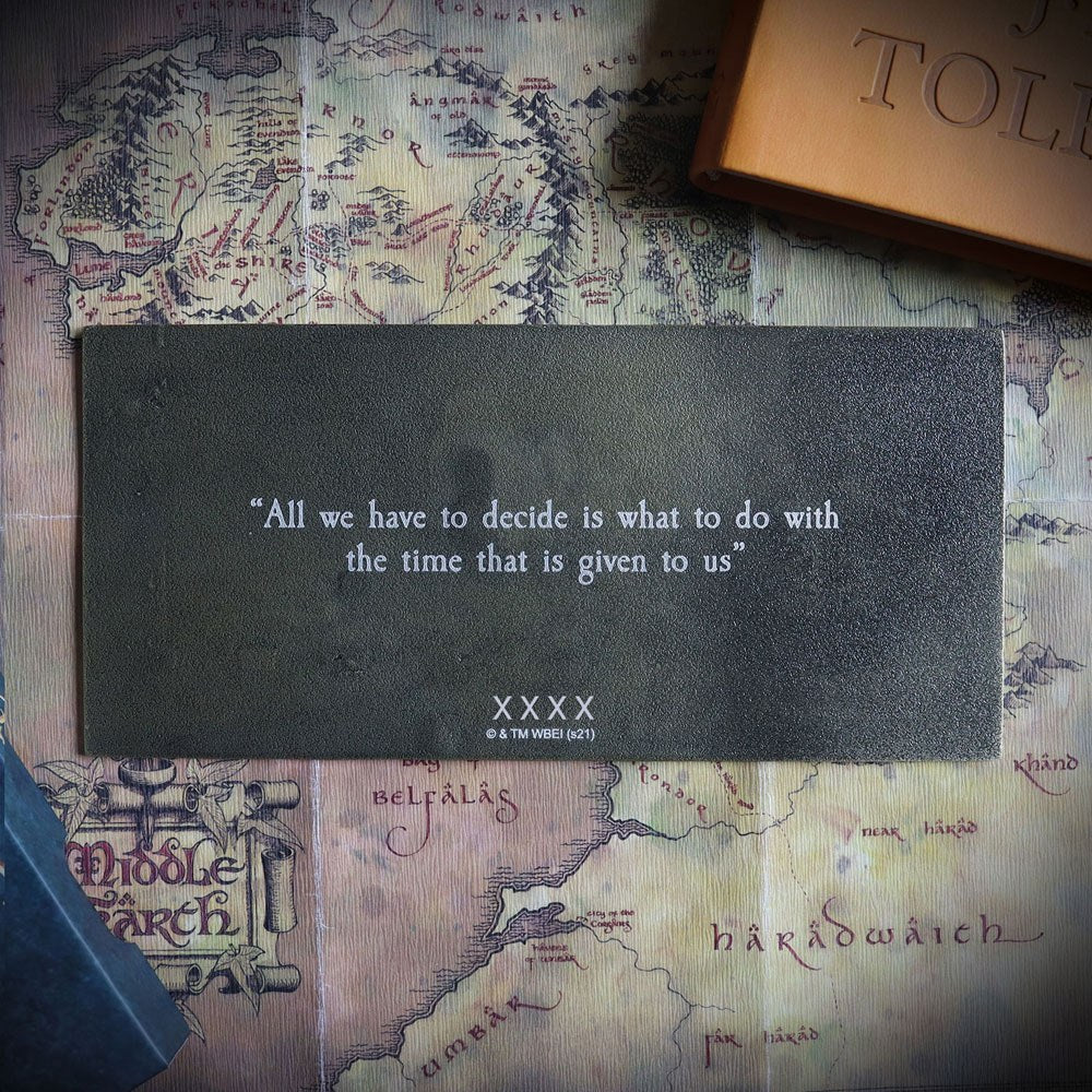 Le Seigneur des Anneaux panneau métal The Fellowship Limited Edition