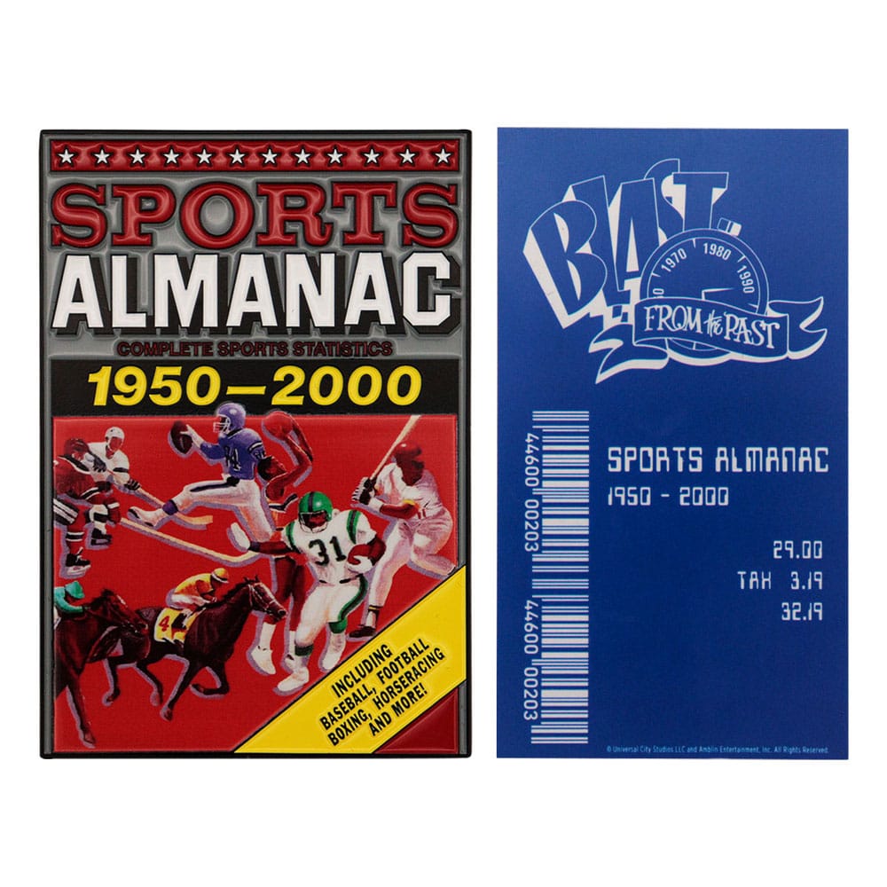 Retour vers le futur Lingot Sport Almanac Limited Edition
