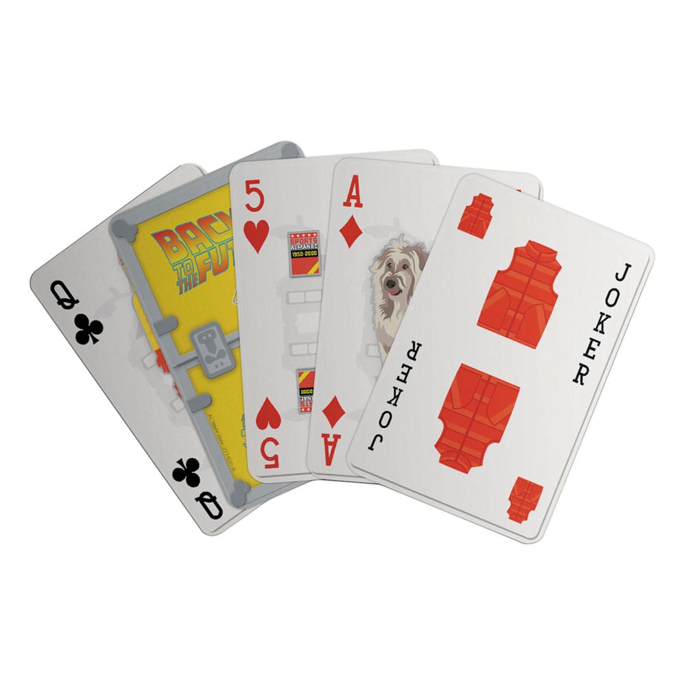Retour vers le futur présentoir jeux de cartes à jouer (12)