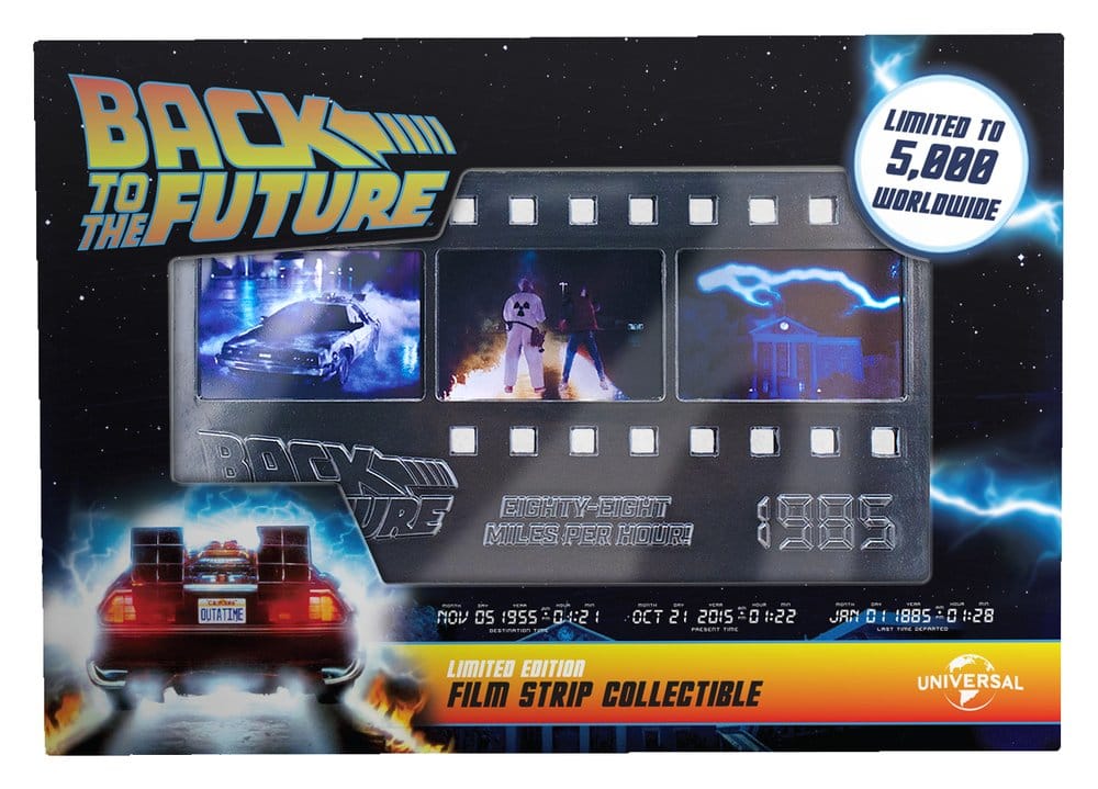 Retour vers le futur Lingot Bande de film en métal de collection Édition Limitée