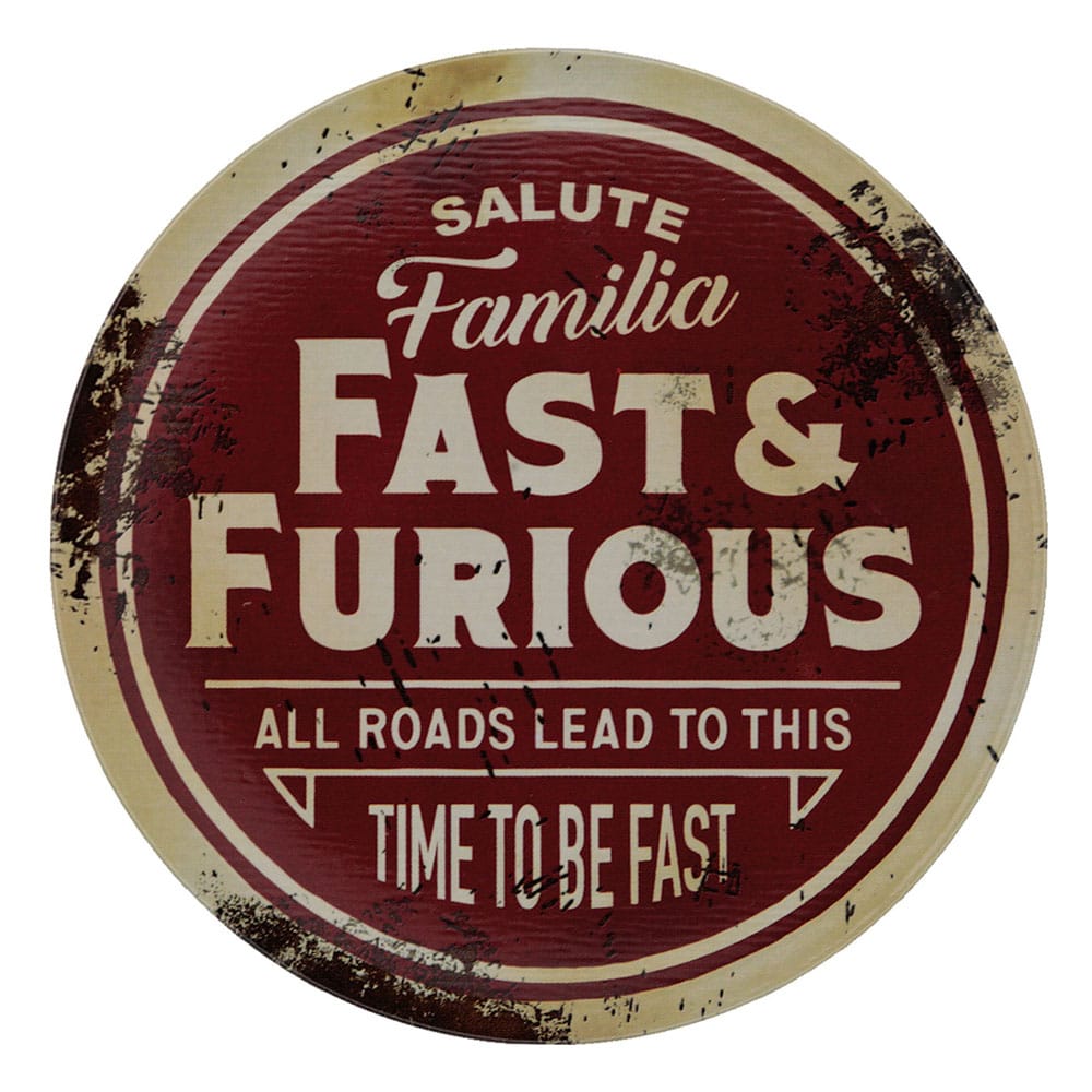 Fast & Furious pack 4 sous-verres Vintage Style