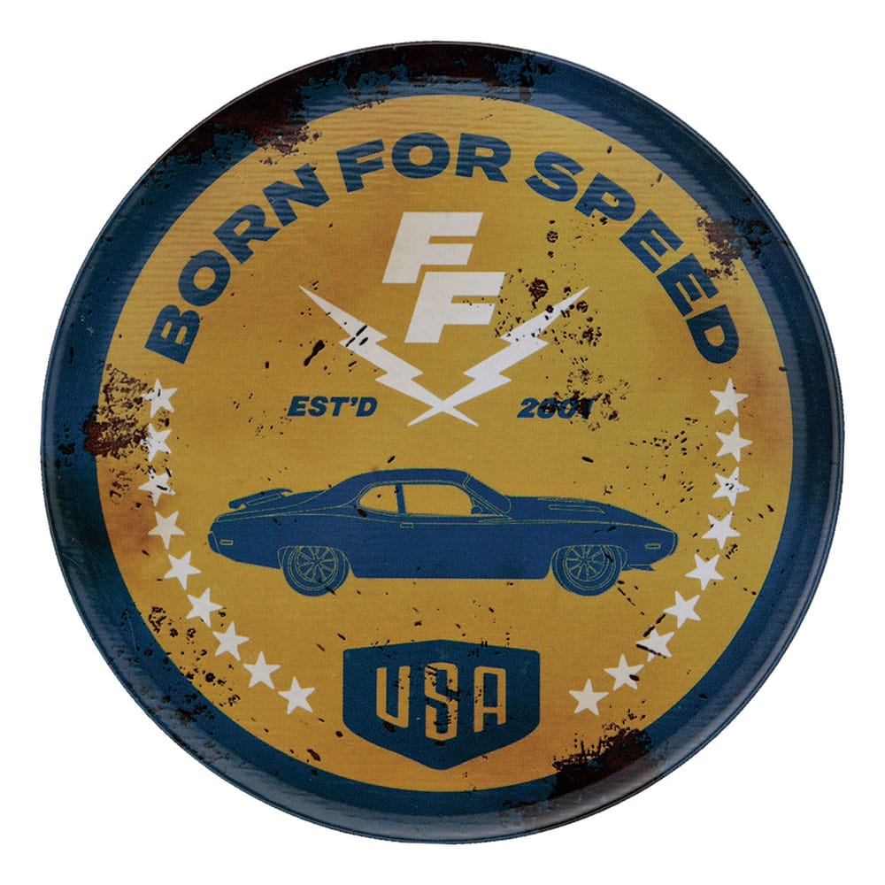 Fast & Furious pack 4 sous-verres Vintage Style