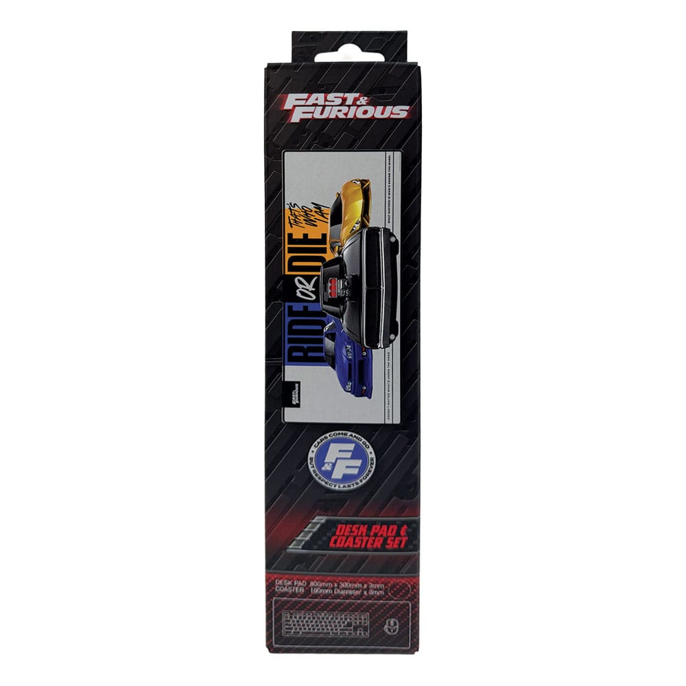Fast & Furious set sous-mains revêtu & sous-verre