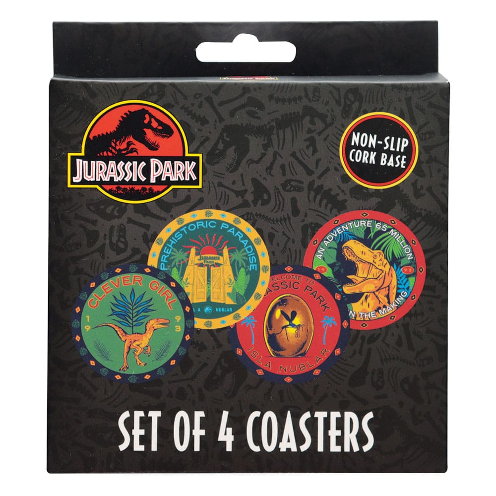 Jurassic Park pack 4 sous-verres