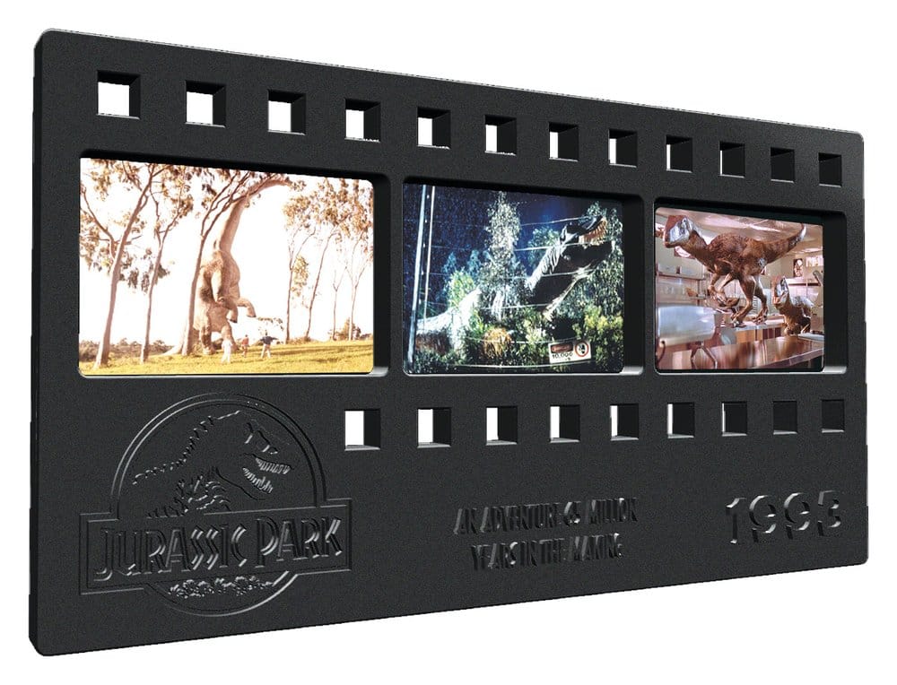 Jurassic Park Lingot Metal Film Strip Collectible 12 cm