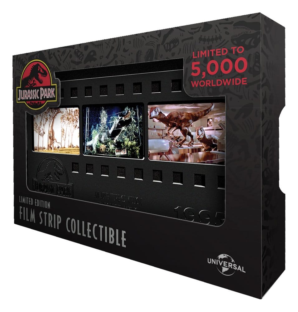 Jurassic Park Lingot Metal Film Strip Collectible 12 cm