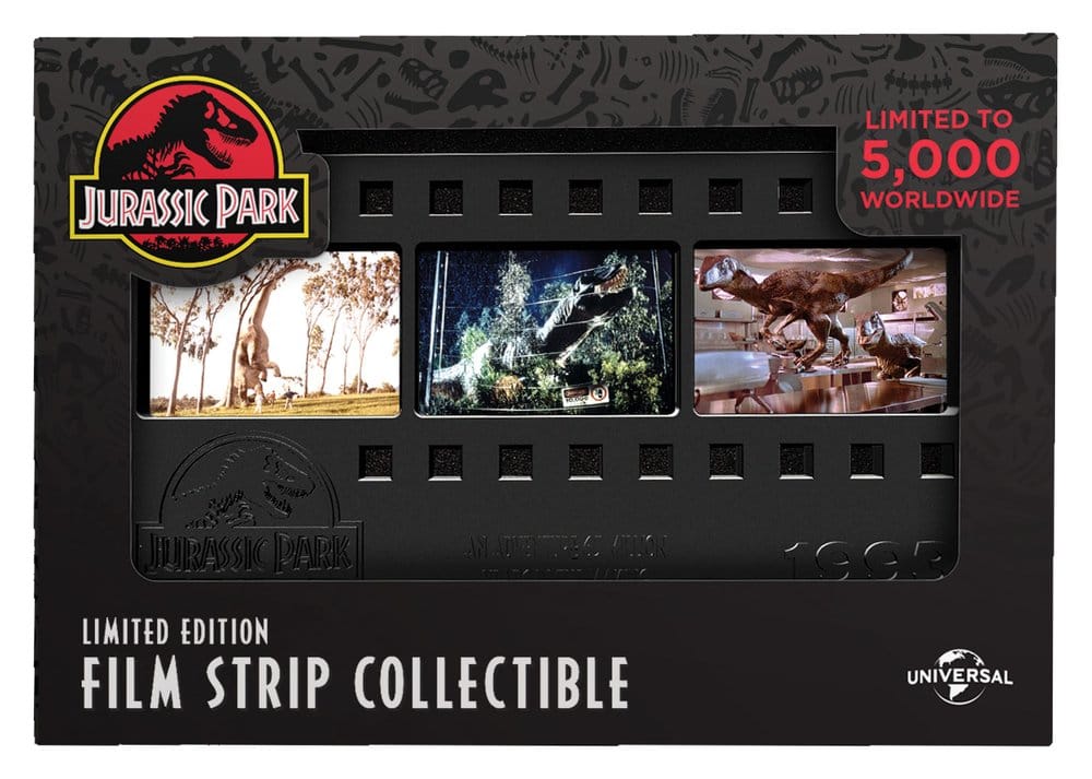 Jurassic Park Lingot Metal Film Strip Collectible 12 cm