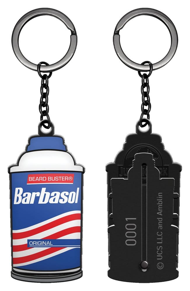 Jurassic Park porte-clés Sliding Barbasol Can