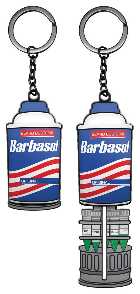 Jurassic Park porte-clés Sliding Barbasol Can