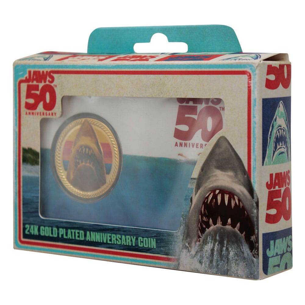 Jaws pièce de collection 50th Anniversary 24k Gold Plated Limited Edition