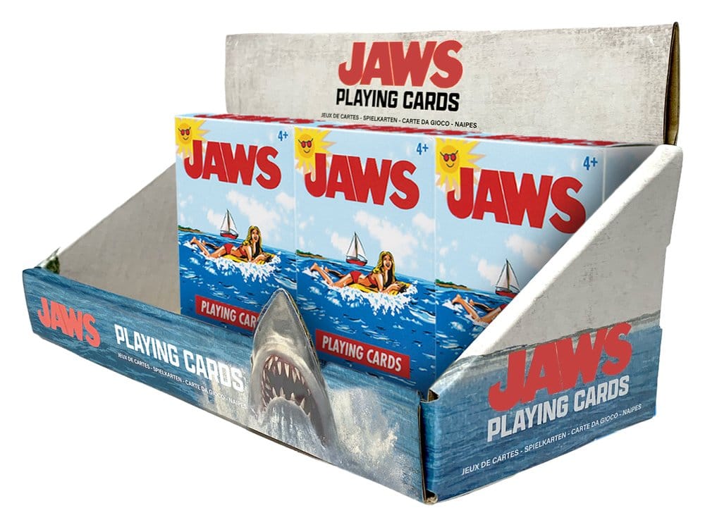 Les Dents de la mer Jeu de Cartes Présentoir (12 Paquets)