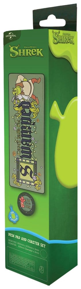 Shrek set sous-mains revêtu & sous-verre