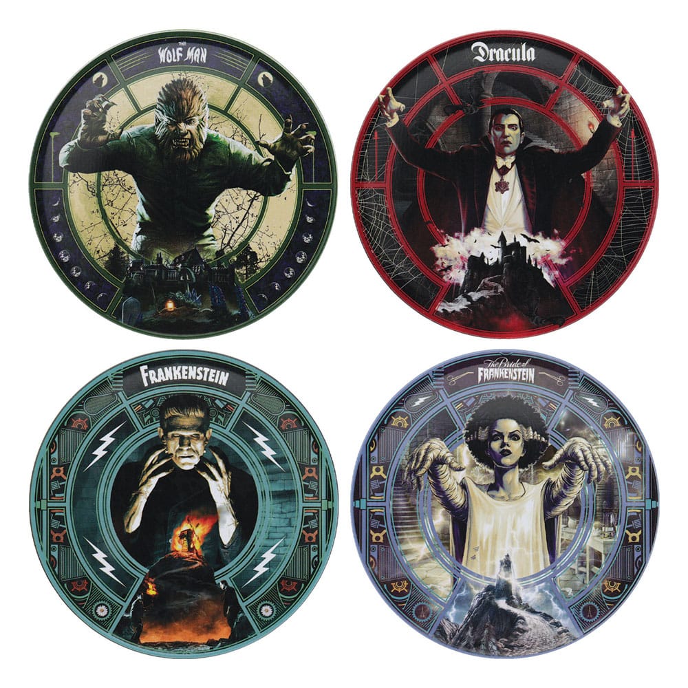 Universal Monsters pack 4 sous-verres