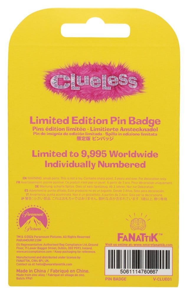 Clueless Pin Total Betty Limited Edition