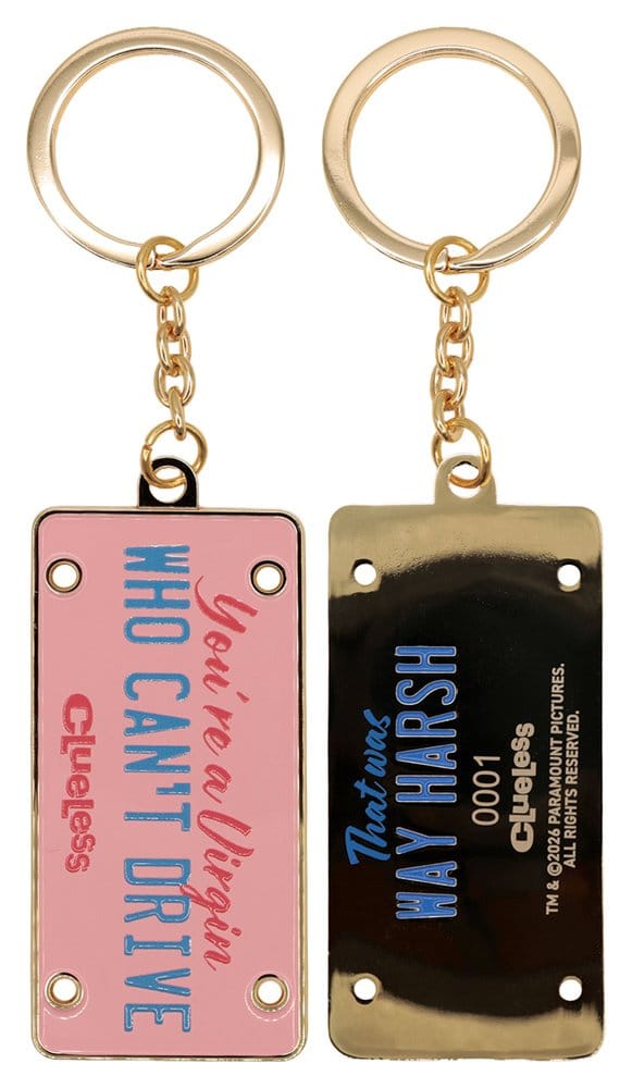 Clueless Porte-clés Plaque d'immatriculation Limited Edition