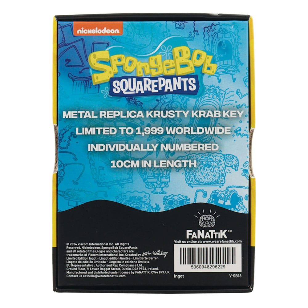 Bob l´éponge réplique Crabe Croustillant 24k Gold Plated