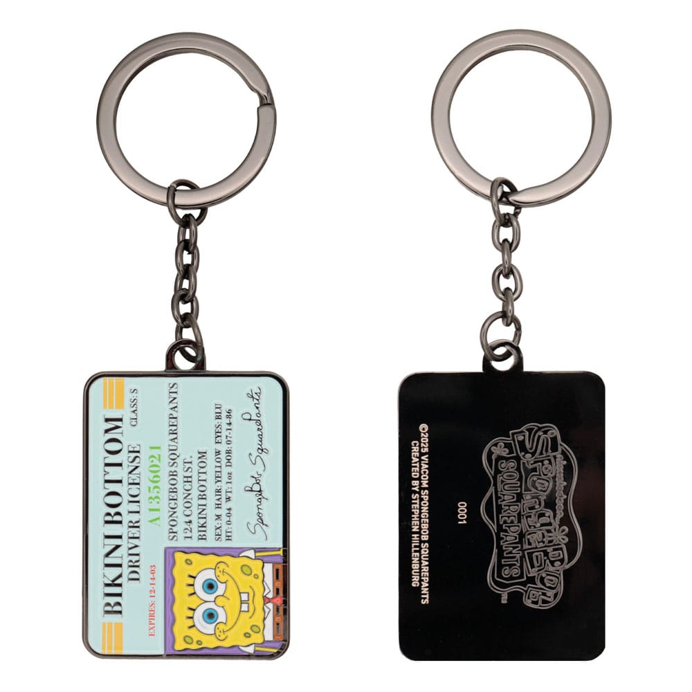 Bob l'éponge porte-clés Driver License Limited Edition