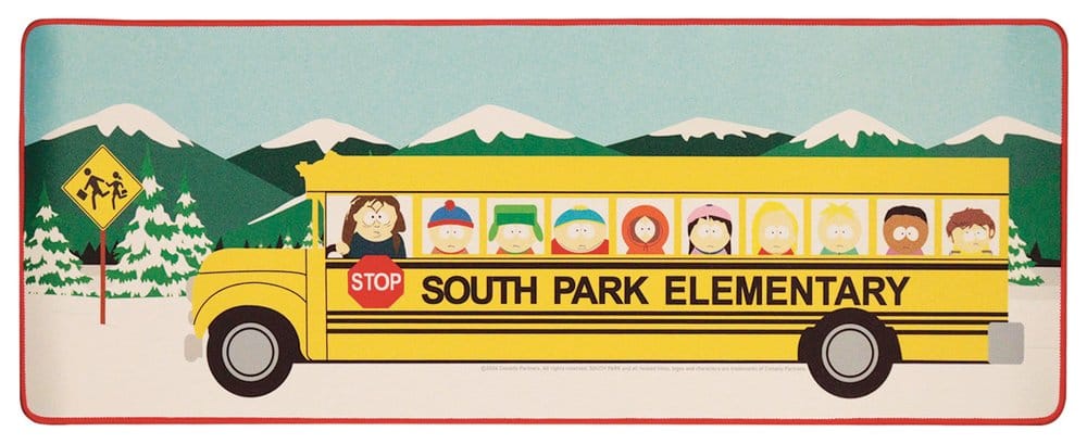 South Park set sous-mains revêtu & sous-verre Elementary School Bus