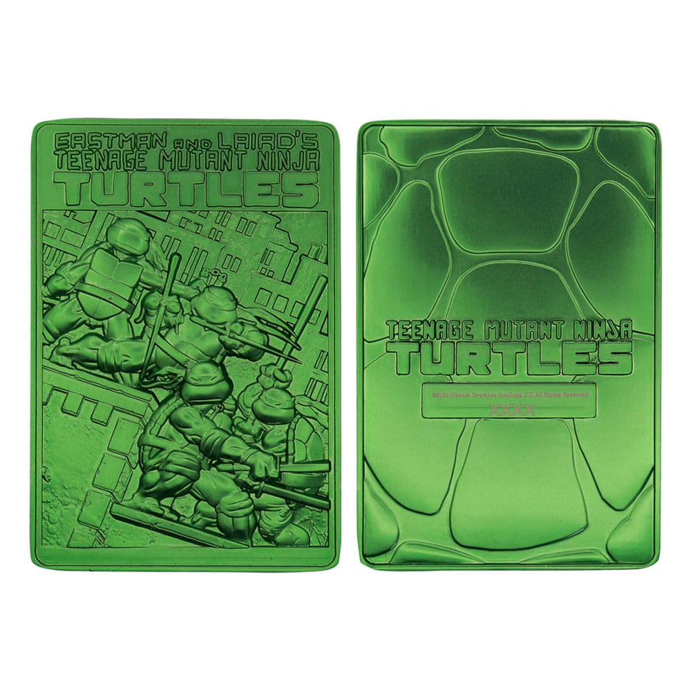 Tortues Ninja Lingot 40th Anniversary Green Limited Edition