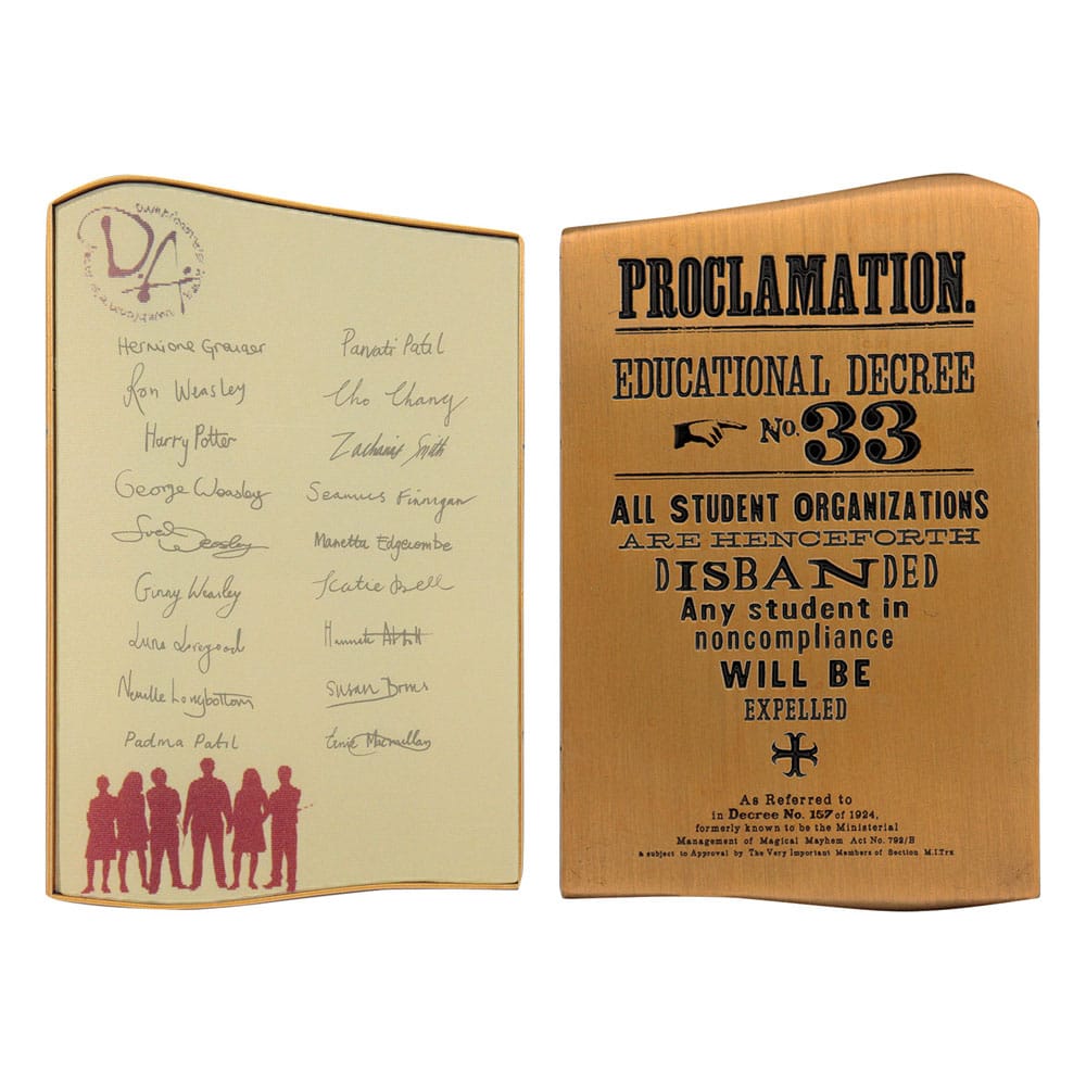 Harry Potter Lingot Dumbledore's Army Limited Edition