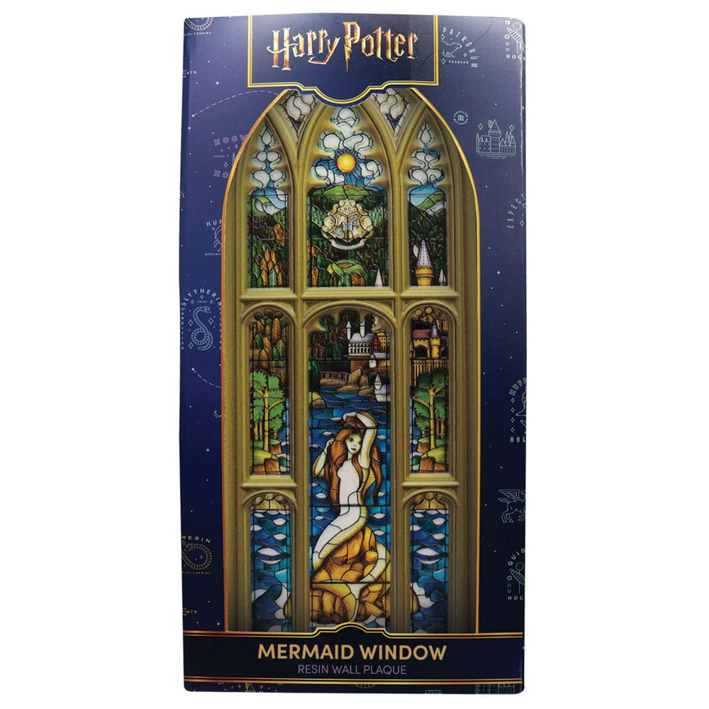 Harry Potter panneau résine Mermaid Stained Glass Window