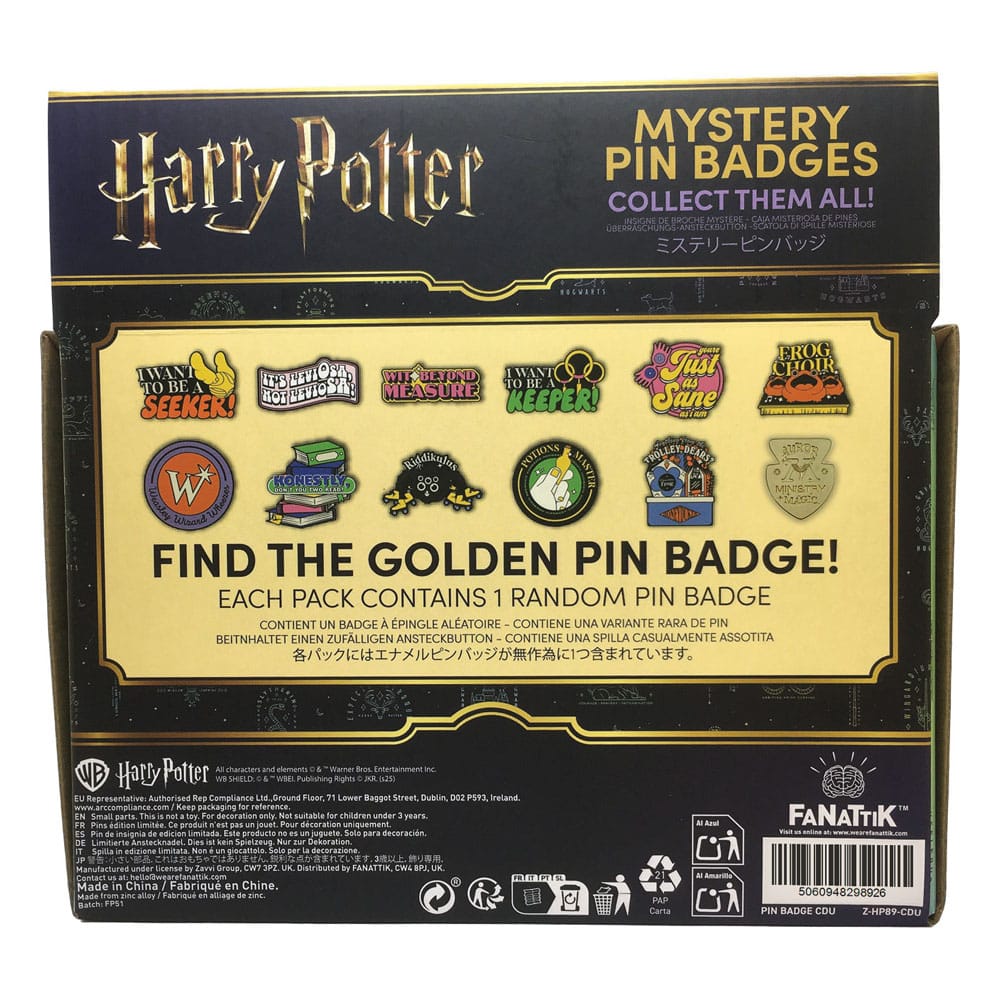Harry Potter présentoir Pin's Mystery Pin Badge (12)