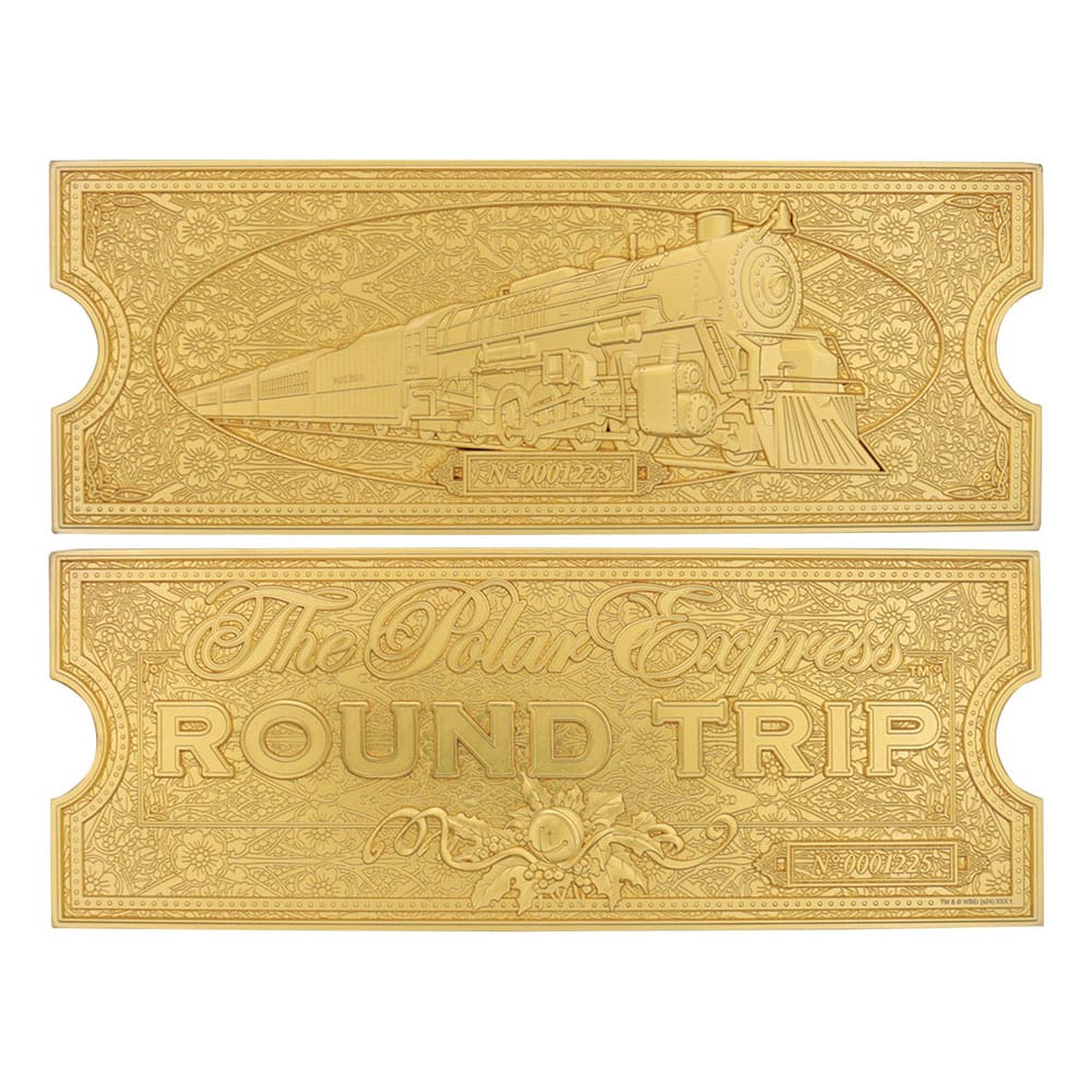 Le Pôle express réplique Train Ticket 24k Gold Plated Limited Edition