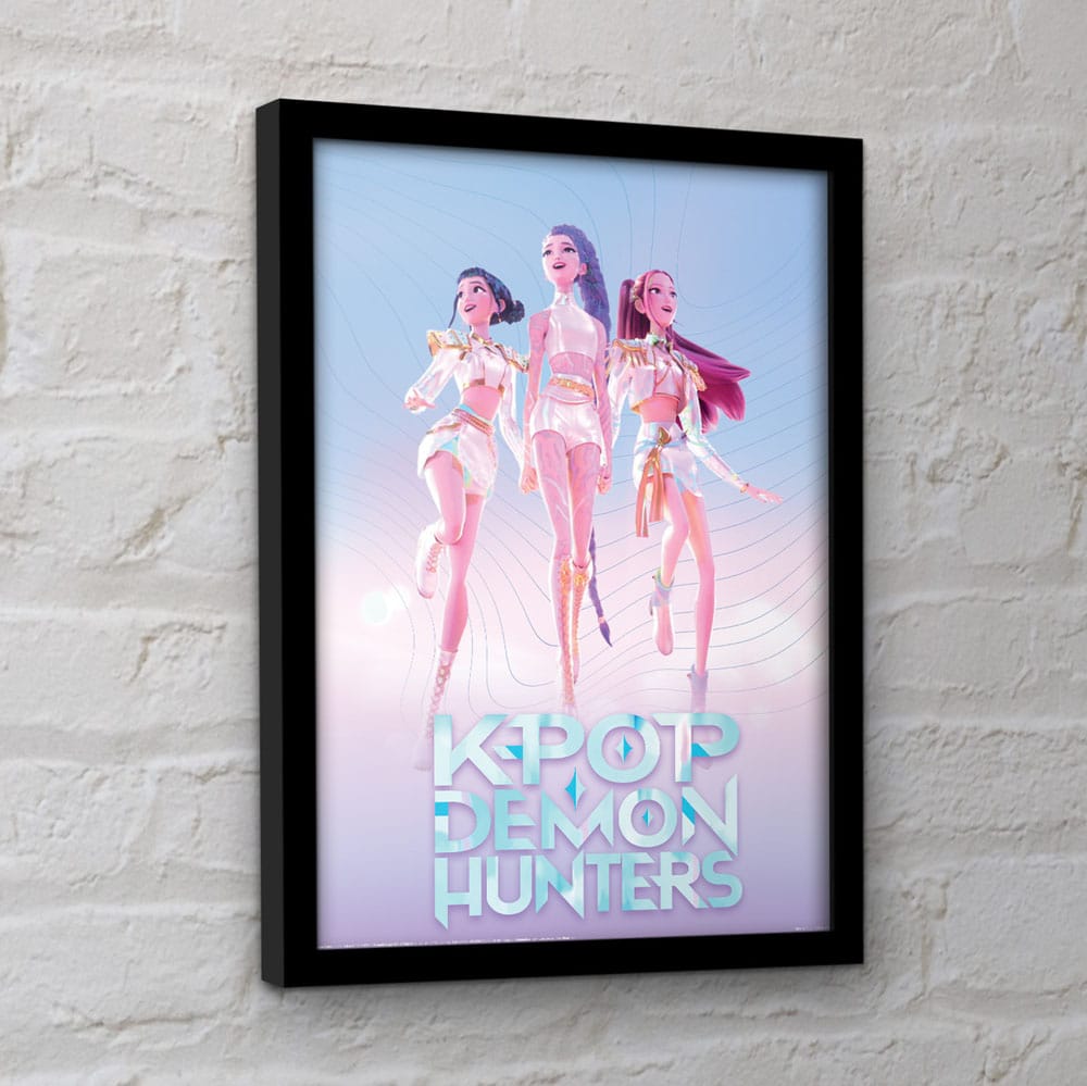 KPop Demon Hunters poster encadré Collector Print Trio