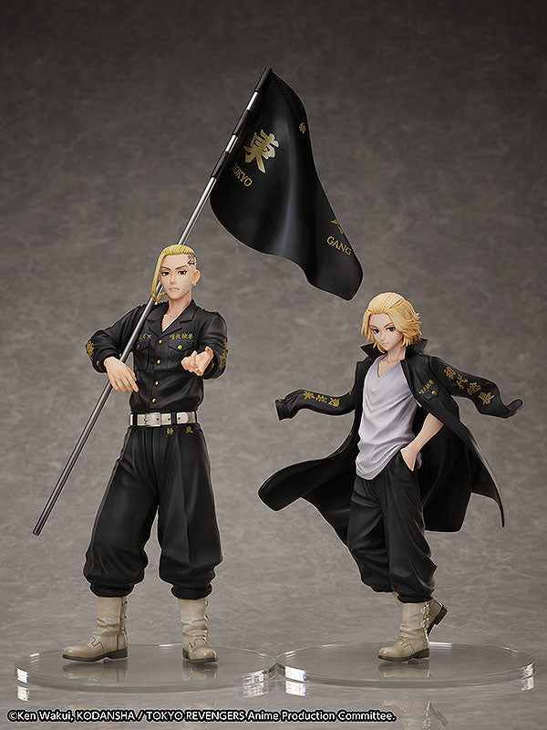 Tokyo Revengers set statuette PVC et bague 1/8 Ken Ryuguji 30 cm - taille de bague 13