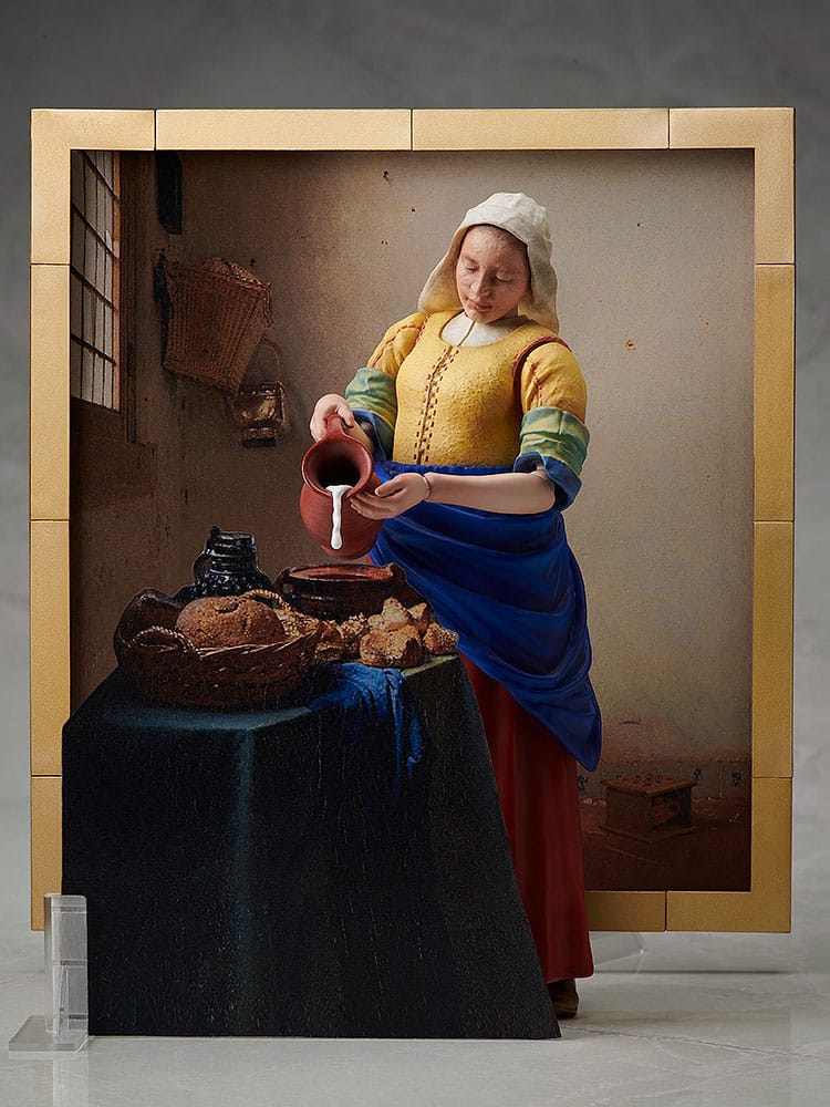 The Table Museum figurine Figma The Milkmaid by Vermeer 14 cm