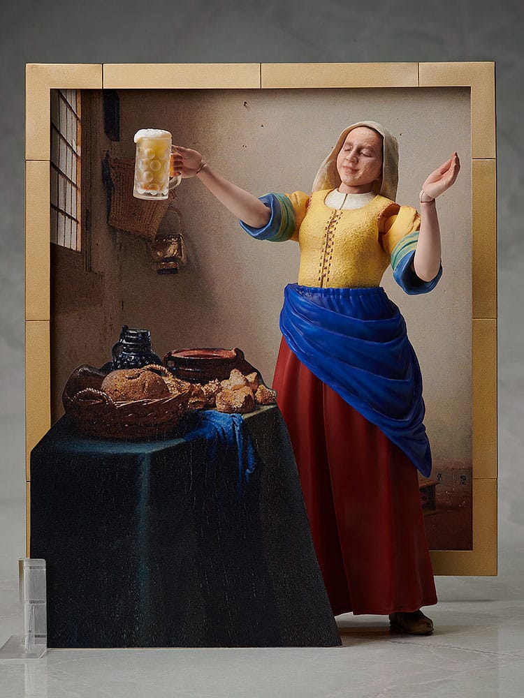 The Table Museum figurine Figma The Milkmaid by Vermeer 14 cm