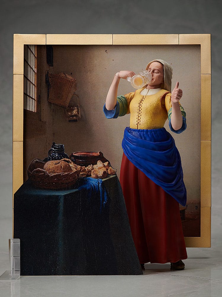 The Table Museum figurine Figma The Milkmaid by Vermeer 14 cm