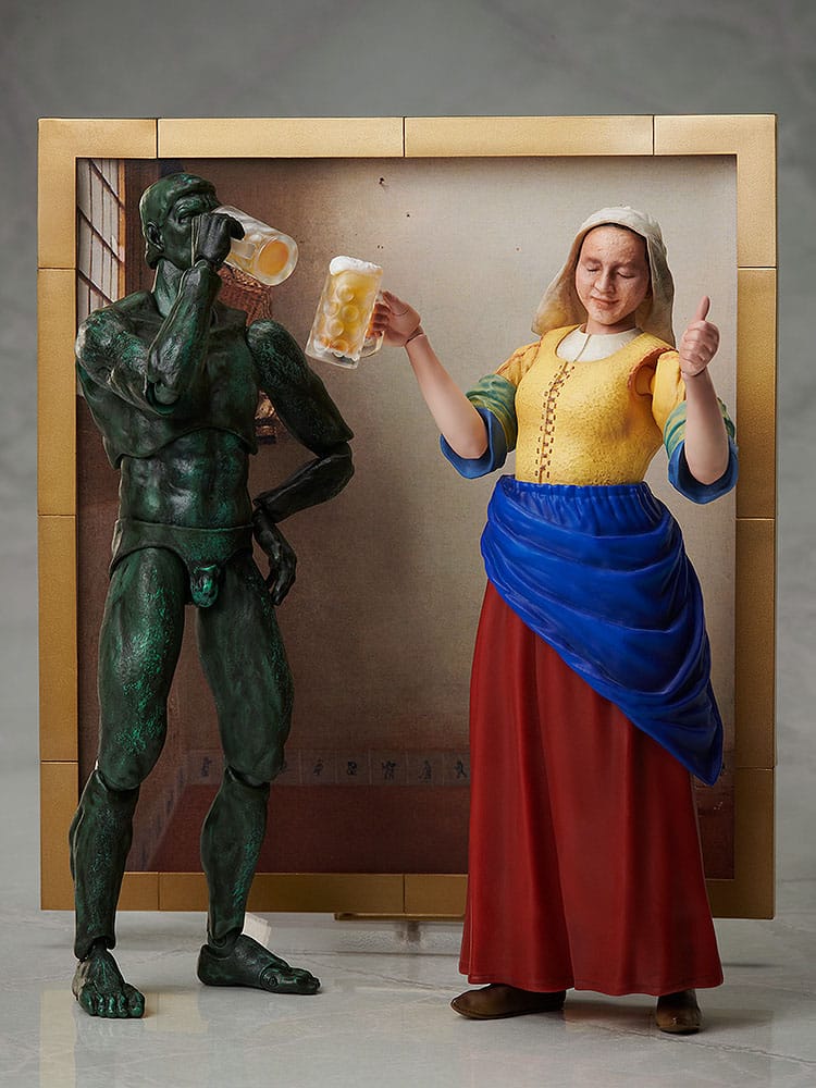 The Table Museum figurine Figma The Milkmaid by Vermeer 14 cm