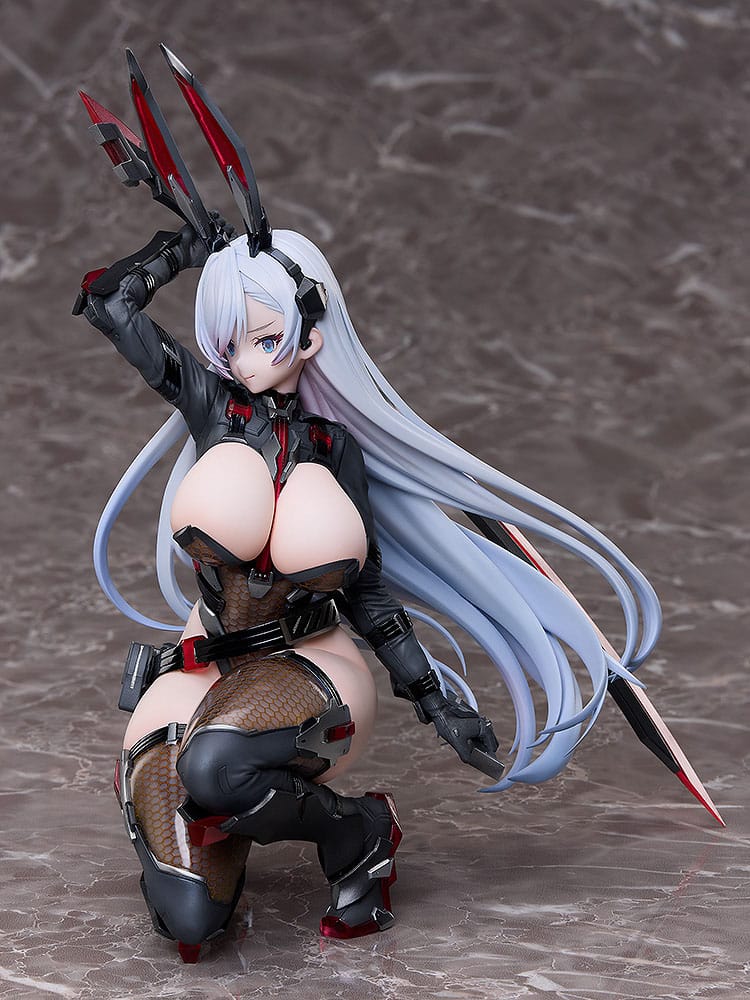 Original Character statuette PVC 1/6 Samurai Bunny Botan Designed by saitom 23 cm