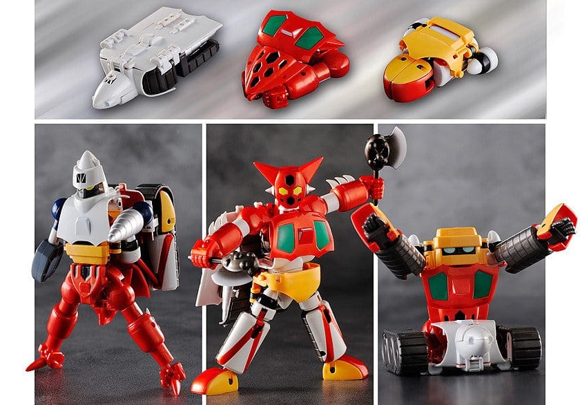 Getter Robo set 3 figurines Dynamic Change Getter Robo 12 cm
